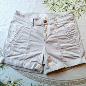 Cache Khaki Shorts Size 6